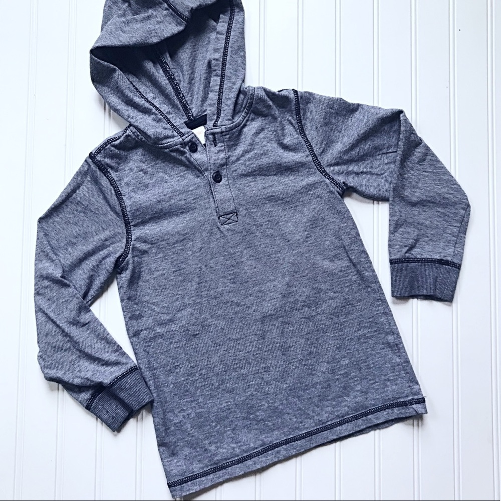 •Gymboree• striped hooded pullover